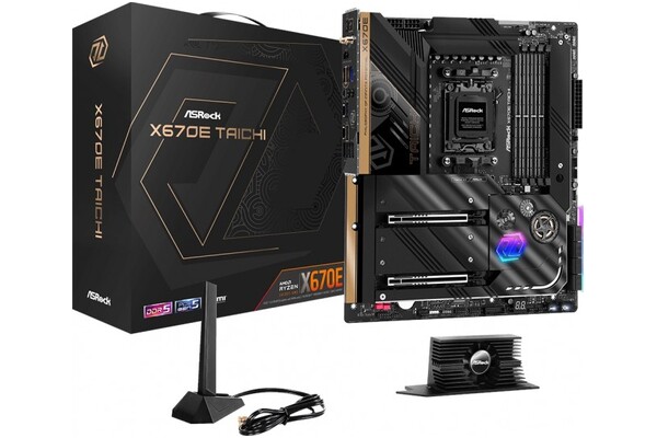 Płyta główna ASrock X670E Taichi Socket AM5 AMD X670 DDR5 Extended ATX