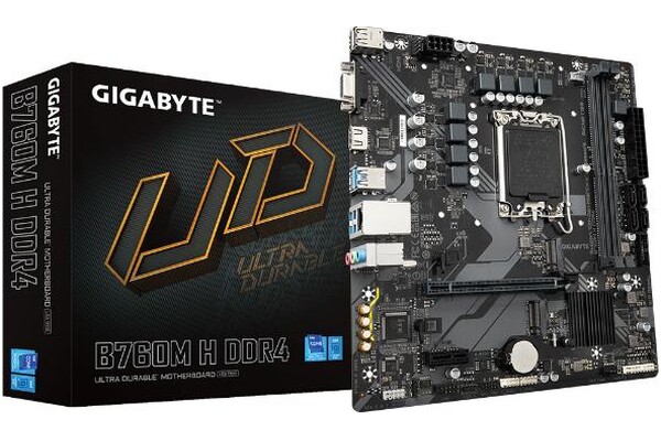 Płyta główna GIGABYTE B760MH Socket 1700 Intel B760 DDR4 microATX