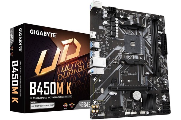 Płyta główna GIGABYTE B450MK Socket AM4 AMD B450 DDR4 microATX