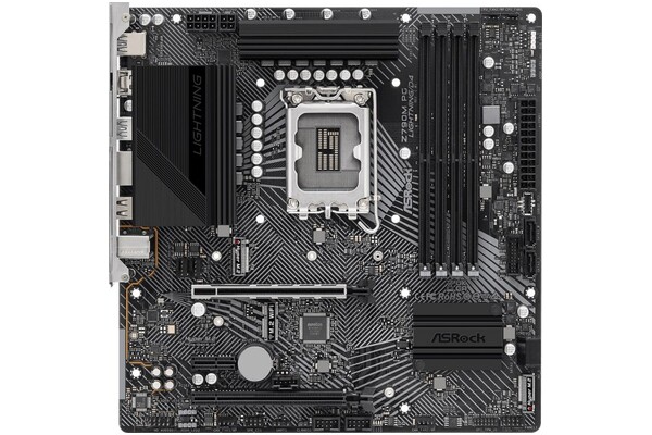 Płyta główna ASrock Z790M Phantom Gaming Lightning D4 Socket 1700 Intel Z790 DDR4 microATX