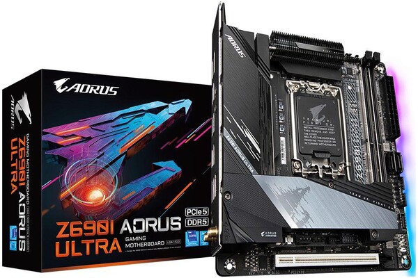 Płyta główna GIGABYTE Z690I Aorus Ultra Socket 1700 Intel Z690 DDR5 Mini-ITX