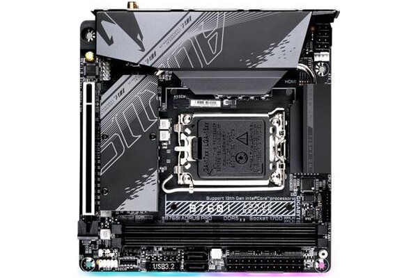 Płyta główna GIGABYTE B760I Aorus Pro Socket 1700 Intel B760 DDR5 Mini-ITX