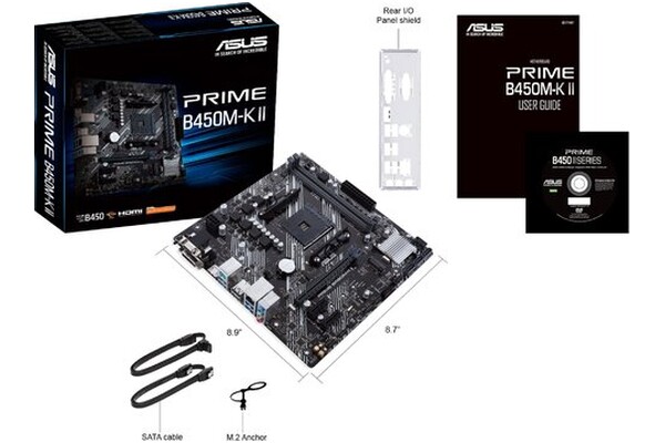 Płyta główna ASUS B450M-K Prime II Socket AM4 AMD B450 DDR4 microATX