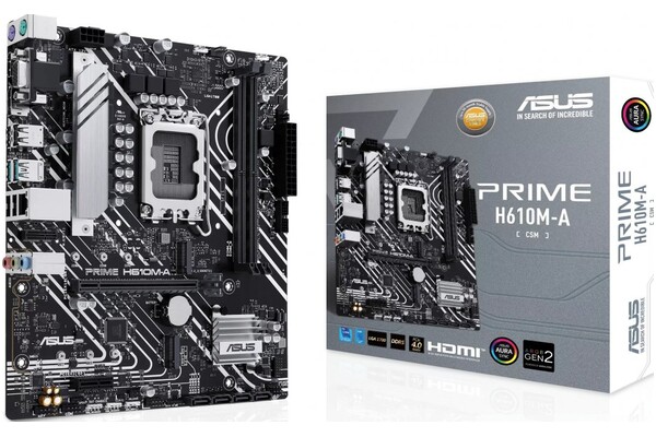 Płyta główna ASUS H610M-A CSM Prime Socket 1700 Intel H610 DDR5 microATX