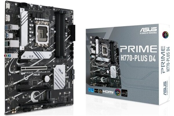 Płyta główna ASUS H770 Plus Prime D4 Socket 1700 Intel H770 DDR4 ATX