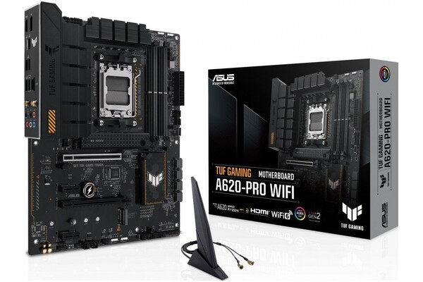 Płyta główna ASUS A620 Pro TUF Gaming WiFi Socket AM5 AMD A620 DDR5 ATX