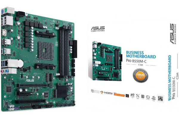 Płyta główna ASUS B550M-C CSM Pro Socket AM4 AMD B550 DDR4 microATX