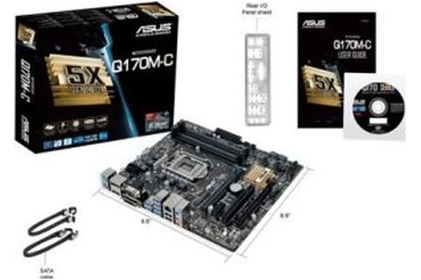 Płyta główna ASUS Q170M-C CSM Socket 1151 Intel Q170 DDR4 microATX