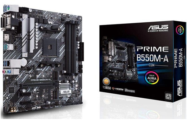 Płyta główna ASUS B550M-A CSM Prime Socket AM4 AMD B550 DDR4 microATX