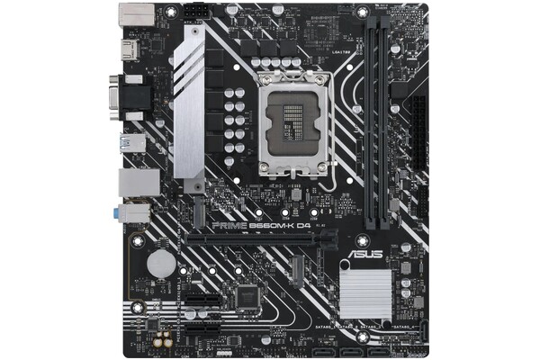 Płyta główna ASUS B660M-K Prime D4 Socket 1700 Intel B660 DDR4 microATX