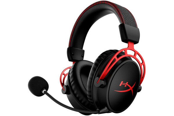Słuchawki HYPERX Cloud Alpha Nauszne Bezprzewodowe czarno-czerwony