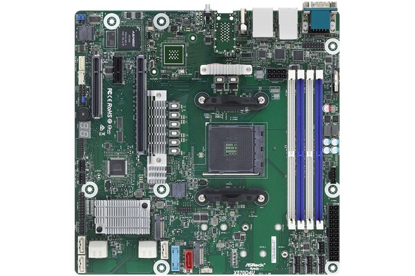 Płyta główna ASrock X570D Socket AM4 AMD X570 DDR4 microATX