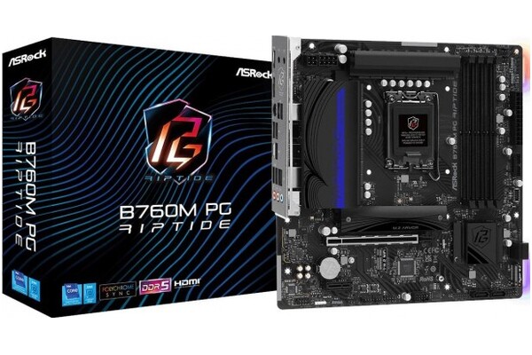 Płyta główna ASrock B760M Phantom Gaming Riptide Socket 1700 Intel B760 DDR5 microATX