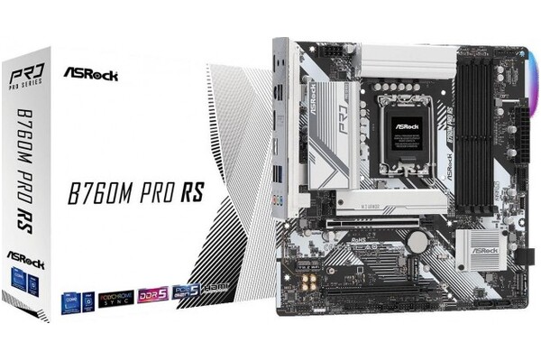 Płyta główna ASrock B760M Pro RS Socket 1700 Intel B760 DDR5 microATX