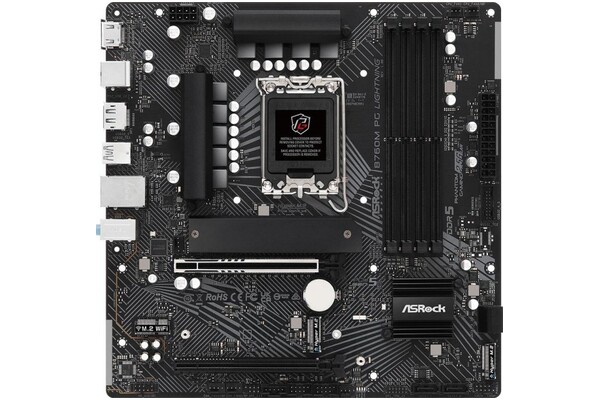 Płyta główna ASrock B760M Phantom Gaming Lightning Socket 1700 Intel B760 DDR5 microATX