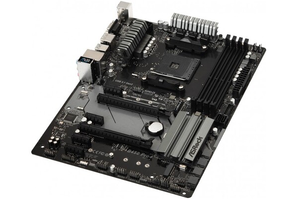 Płyta główna ASrock B450 Pro4 Socket AM4 AMD B450 DDR4 ATX