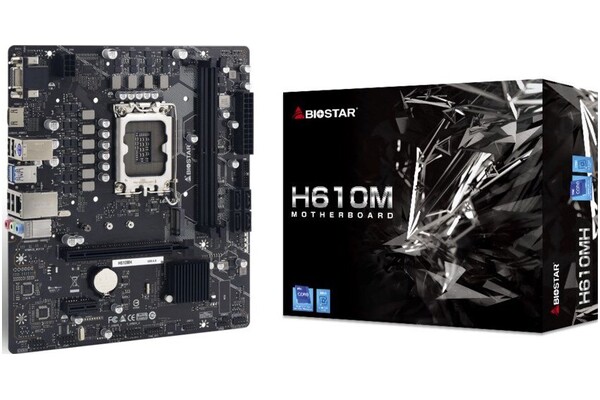 Płyta główna BIOSTAR H610MH Socket 1700 Intel H610 DDR4 microATX