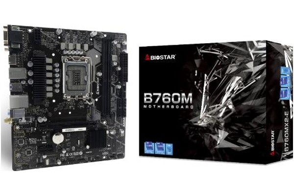 Płyta główna BIOSTAR B760MX2E Socket 1700 Intel B760 DDR5 microATX