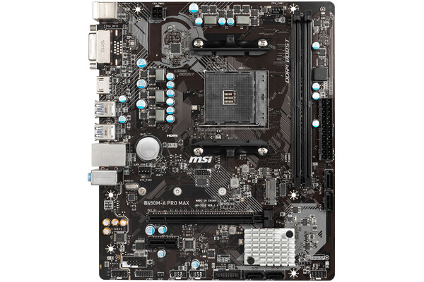 Płyta główna MSI B450MA Pro Max Socket AM4 AMD B450 DDR4 microATX