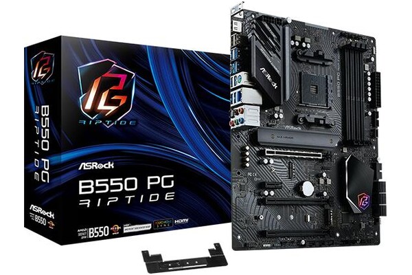 Płyta główna ASrock B550 Phantom Gaming Riptide Socket AM4 AMD B550 DDR4 ATX
