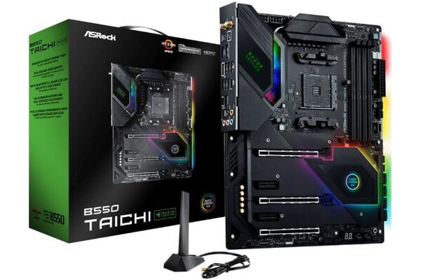 Płyta główna ASrock B550 Taichi Razer Edition Socket AM4 AMD B550 DDR4 ATX