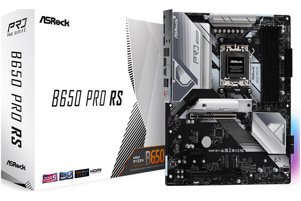 Płyta główna ASrock B650 Pro RS Socket AM5 AMD B650 DDR5 ATX