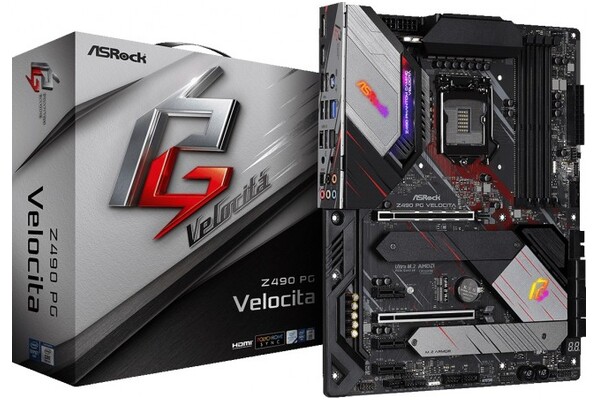 Płyta główna ASrock Z490 Phantom Gaming Velocita Socket 1200 Intel Z490 DDR4 ATX