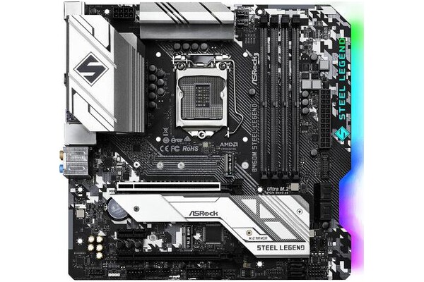 Płyta główna ASrock B460M Steel Legend Socket 1200 Intel B460 DDR4 microATX
