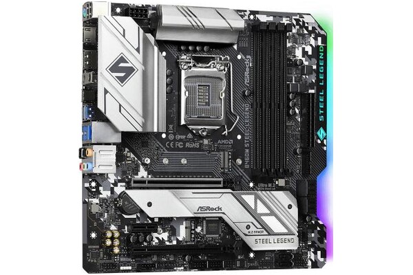 Płyta główna ASrock B460M Steel Legend Socket 1200 Intel B460 DDR4 microATX