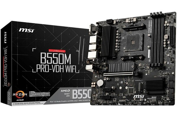 Płyta główna MSI B550M Pro-VDH WiFi Socket AM4 AMD B550 DDR4 microATX