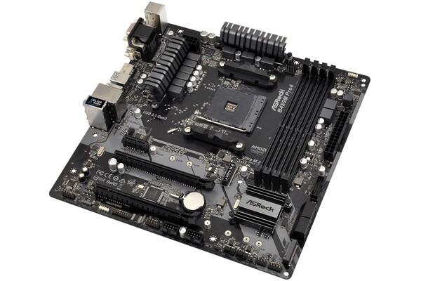 Płyta główna ASrock B450M Pro4 Socket AM4 AMD B450 DDR4 microATX
