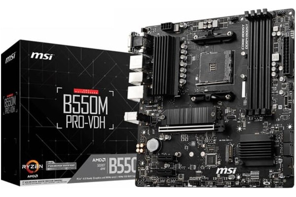 Płyta główna MSI B550M Pro-VDH Socket AM4 AMD B550 DDR4 miniATX