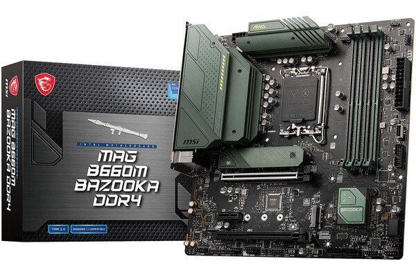 Płyta główna MSI B660M MAG Bazooka Socket 1700 Intel B660 DDR4 microATX