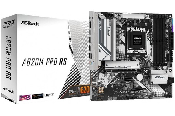 Płyta główna ASrock A620M Pro RS Socket AM5 AMD A620 DDR5 microATX