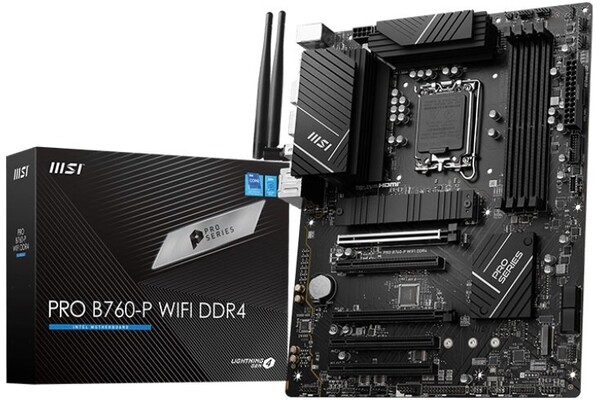 Płyta główna MSI B760P Pro WiFi Socket 1700 Intel B760 DDR4 ATX