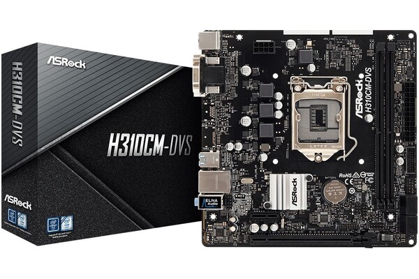 Płyta główna ASrock H310C -DVS Socket 1151 Intel H310 DDR4 microATX