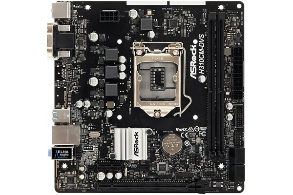 Płyta główna ASrock H310C -DVS Socket 1151 Intel H310 DDR4 microATX