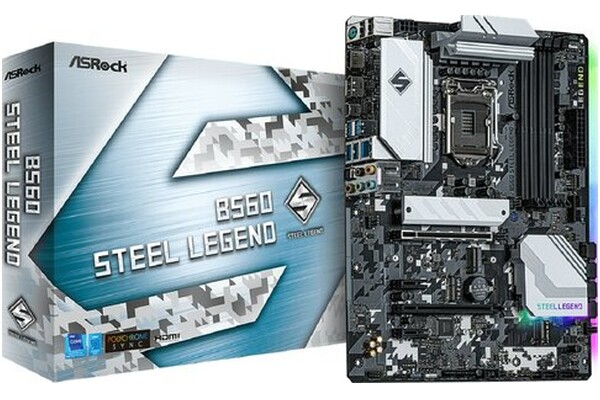 Płyta główna ASrock B560 Steel Legend Socket 1200 Intel B560 DDR4 ATX