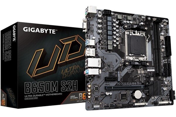 Płyta główna GIGABYTE B650MS2H Socket AM5 AMD B650 DDR5 microATX