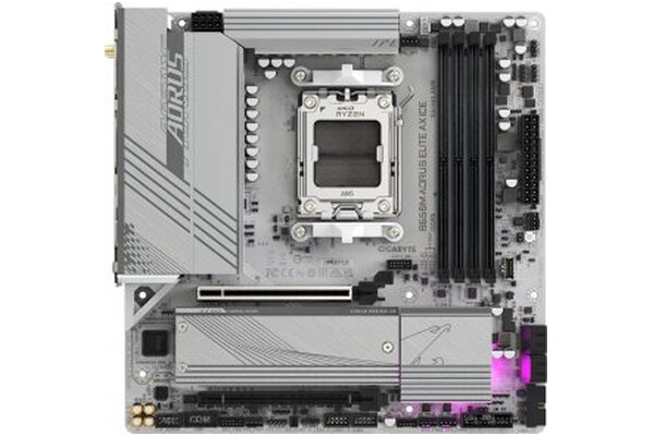 Płyta główna GIGABYTE B650M Aorus Elite AX Ice Socket AM5 AMD B650 DDR5 microATX