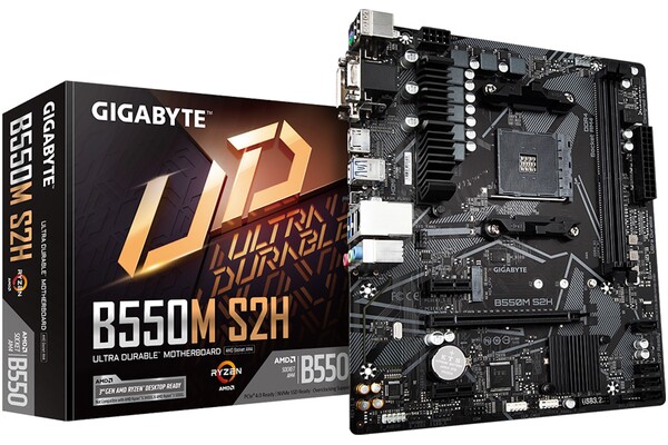 Płyta główna GIGABYTE B550MS2H Socket AM4 AMD B550 DDR4 microATX