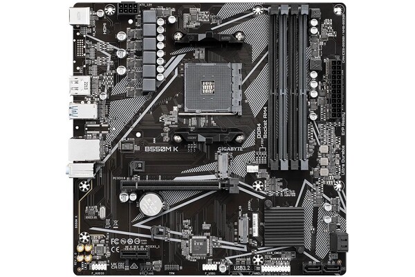 Płyta główna GIGABYTE B550MK Socket AM4 AMD B550 DDR4 microATX