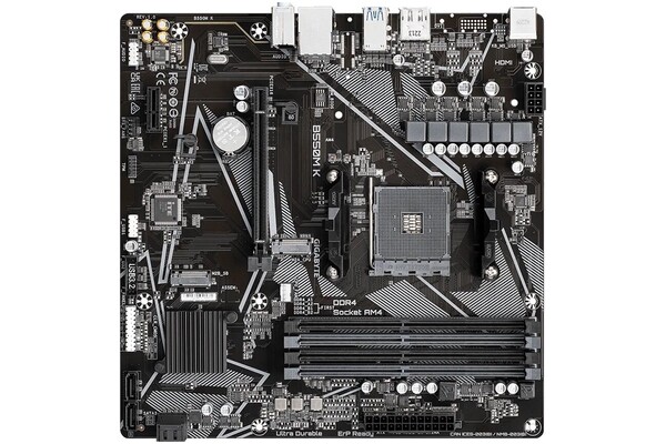 Płyta główna GIGABYTE B550MK Socket AM4 AMD B550 DDR4 microATX