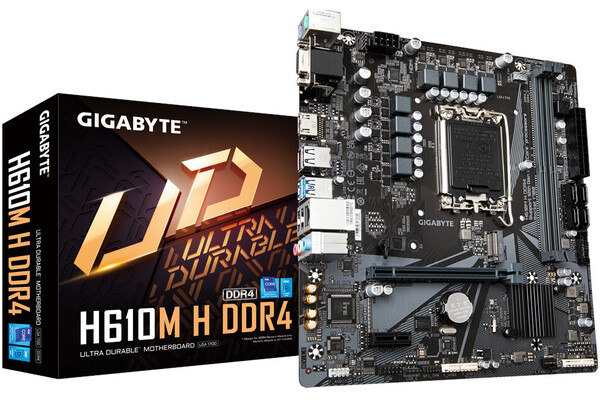 Płyta główna GIGABYTE H610MH Socket 1700 Intel H610 DDR4 microATX