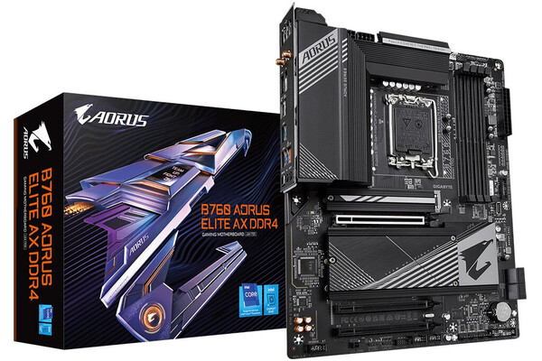 Płyta główna GIGABYTE B760 Aorus Elite AX Socket 1700 Intel B760 DDR4 ATX