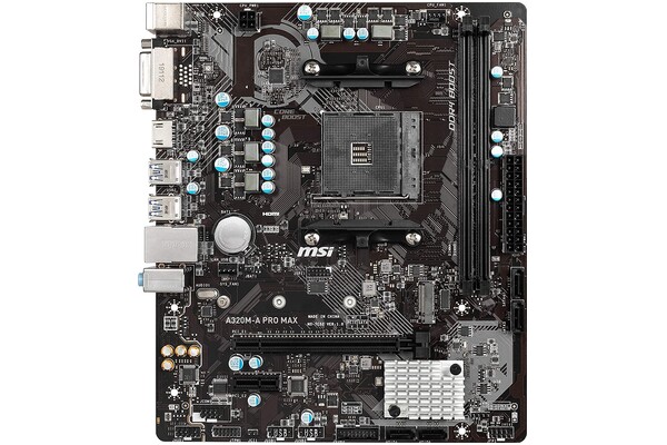 Płyta główna MSI A320MA Pro Max Socket AM4 AMD A320 DDR4 microATX