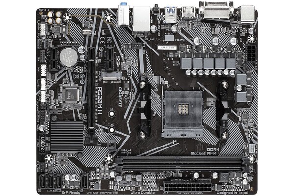 Płyta główna GIGABYTE A520MH Socket AM4 AMD A520 DDR4 microATX