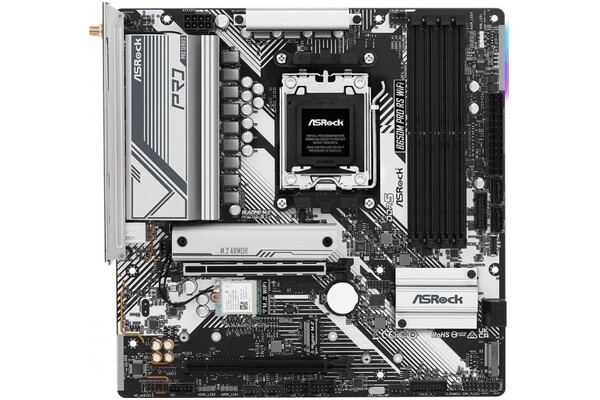 Płyta główna ASrock B650M Pro RS WiFi Socket AM5 AMD B650 DDR5 microATX