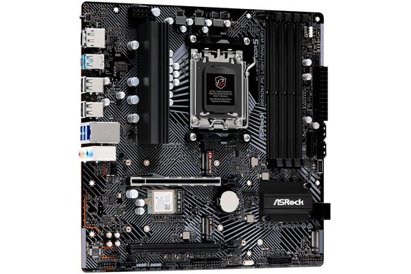 Płyta główna ASrock B650M Phantom Gaming Lightning WiFi Socket AM5 AMD B650 DDR5 microATX