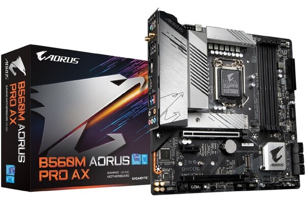 Płyta główna GIGABYTE B560M Aorus Pro AX Socket 1200 Intel B560 DDR4 microATX